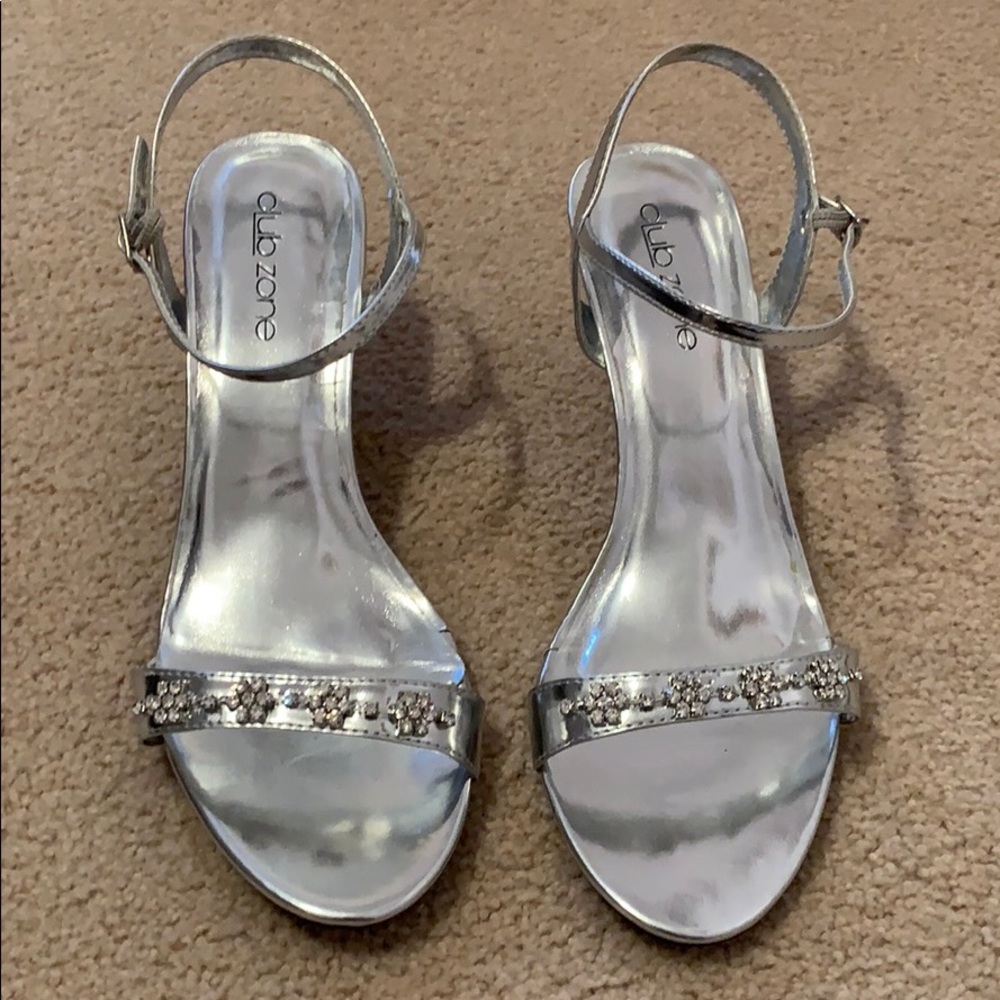 Silver heels